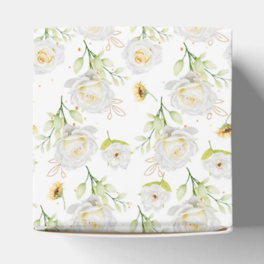 Floral Print Gastgeschenk Box Geschenkschachtel (Oben)