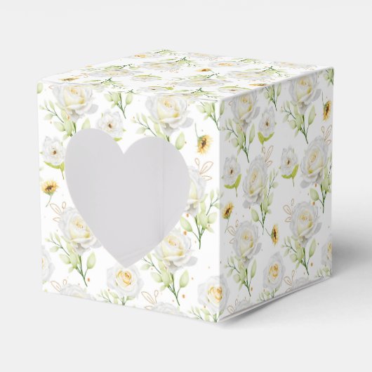 Floral Print Gastgeschenk Box Geschenkschachtel (Vorderseite)