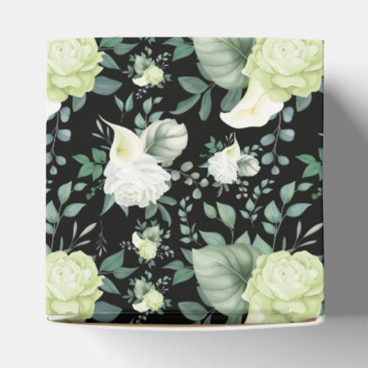 Floral Print Gastgeschenk Box Geschenkschachtel (Oben)