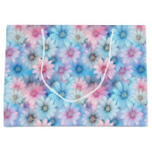 Floral Print Geschenktasche Große Geschenktüte (Vorderseite)
