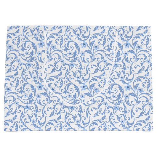 Floral Print Geschenktasche Große Geschenktüte (Vorderseite)