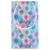 Floral Print Geschenktasche Kleine Geschenktüte (Rückseite)