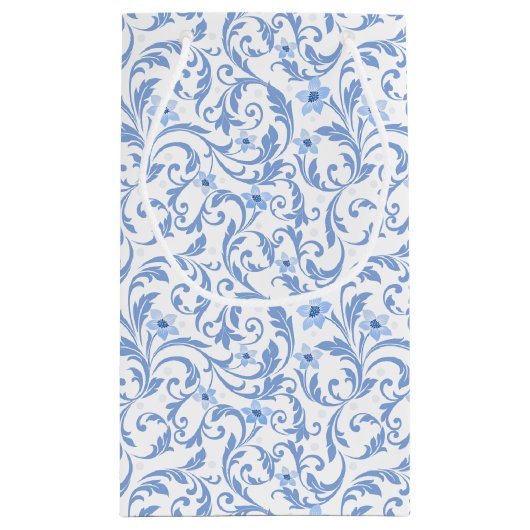 Floral Print Geschenktasche Kleine Geschenktüte (Rückseite)