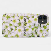 Floral Print mit Name Case-Mate iPhone Fall Hülle (Rückseite (Horizontal))