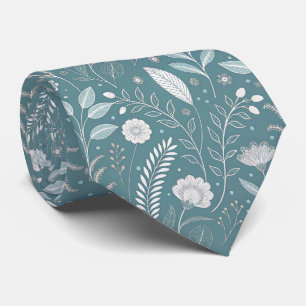 Floral Print Neck Tie für stilvolle Outfits Krawatte