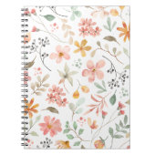 Floral Print Notebook Notizblock (Vorderseite)