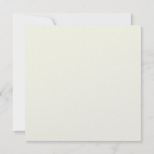 Floral Professional Minimalist Modern Plain Save The Date (Rückseite)