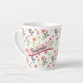 Floral Proofreader Latte-Tasse Milchtasse (Linke Ecke)