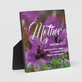 Floral PROVERBS 31 MUTTER Christlich Fotoplatte (Vorderseite)