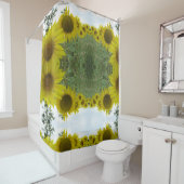 Floral Psychedeli Foto Duschvorhang (Beispiel)
