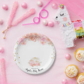 Floral Pumpkin Baby Show Party Paper Teller (Party)