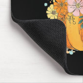 Floral Pumpkin Erntedank Gemütlicher Herbstfall Vi Mousepad (Ecke)