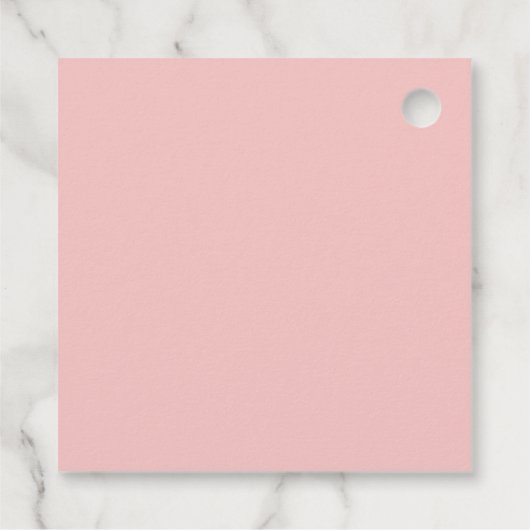 Floral Pumpkin Fall Brautparty Bevorzugung Geschenkanhänger (Rückseite)