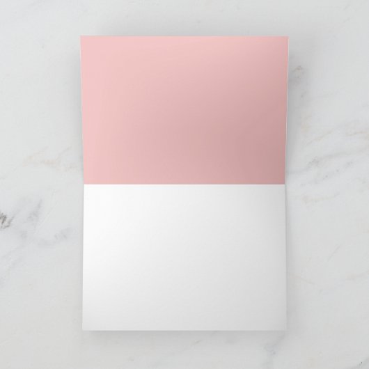 Floral Pumpkin Fall Brautparty Vielen Dank Karte (Innenseite)