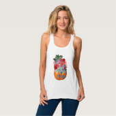 Floral Pumpkin Fotografie Tank Top (Vorderseite Vollansicht)