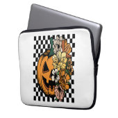 Floral Pumpkin Laptopschutzhülle (Vorderseite Links)