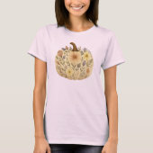 Floral Pumpkin T - Shirt (Vorderseite)