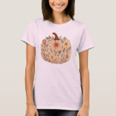 Floral Pumpkin T - Shirt (Vorderseite)