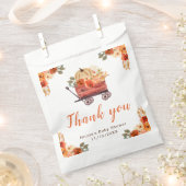 Floral Pumpkin Truck Kinderdusche Geschenktütchen (Ausgeschnitten)