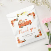 Floral Pumpkin Truck Kinderdusche Geschenktütchen (Versiegelt)