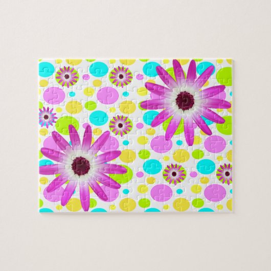Floral Punkt Jigsaw Puzzle Daisy (Horizontal)