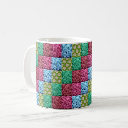 floral quilt design kaffeetasse (Vorderseite Links)