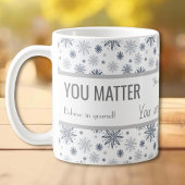 Floral Quotes Empowerment Kaffeetasse
