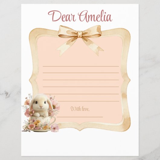 Floral Rabbit First Year Board Flyer (Vorne)