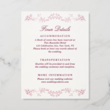 Floral-Rand-Hochzeitsdetails