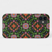 Floral Rangoli auf Black iPhone 5/5s Xtreme Fall Case-Mate iPhone Hülle (Rückseite (Horizontal))