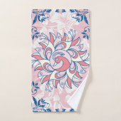 Floral Rangoli Design, helles Leben Badhandtuch Set (Handtuch)