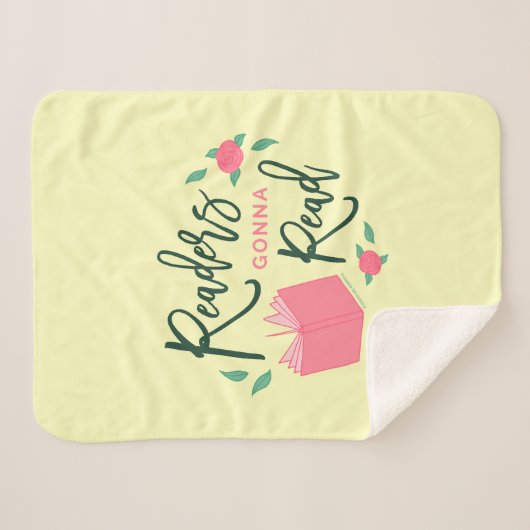 Floral Readers Gonna Read Booklet Sherpadecke (Vorderseite (Horizontal))