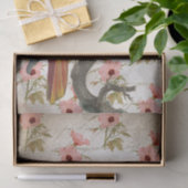 Floral Red Parrot Seidenpapier (Geschenk)