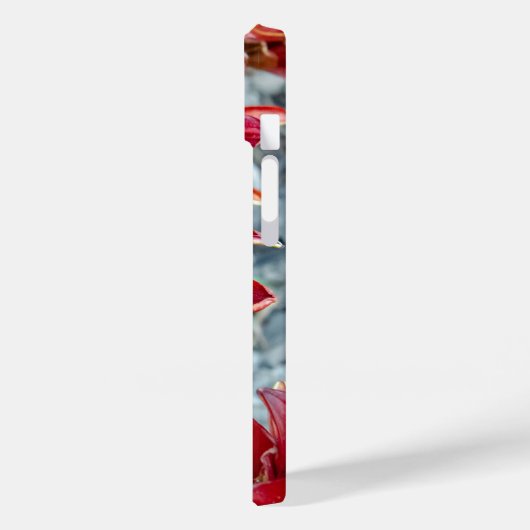 Floral Red Stargazer Lily Fotografie Case-Mate iPhone Hülle (Rückseite / Links)