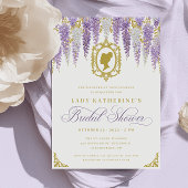 Floral Regency Era Brautparty Einladung