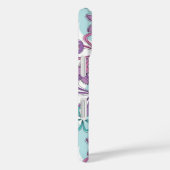 Floral Remix - Retro-Blume mit spielenden Konturen Case-Mate iPhone Hülle (Rückseite / Rechts)