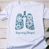 Floral Respiratorischer Therapeut T-Shirt