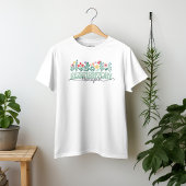 Floral Respiratorischer Therapeut T-Shirt