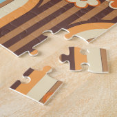 Floral Retro: 70er Wallpaper Revival Puzzle (Seite)