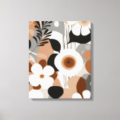 Floral Retro Leinwanddruck (Vorderseite)