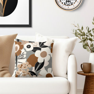 Floral Retro Mitte Jahrhundert Moderne Kissen