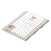 Floral Retro Van Lined Notepad Notizblock (Rotiert)