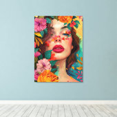 Floral Reverie Leinwanddruck (Insitu (Holzboden))