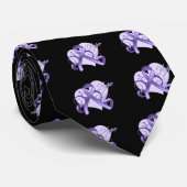 Floral Ribbon Hope - Allgemeiner Krebs Krawatte (Gerollt)