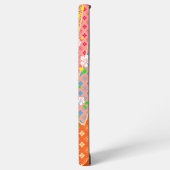 Floral Ribbon Kimono Pattern Samsung Galaxy Hülle (Linke Seite)