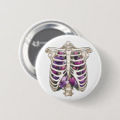 Floral Ribs Button (Vorne & Hinten)