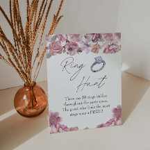 Floral Ring Hunt Bridal Shower Game