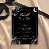 Floral RIP Twenties 30th Birthday Invitation Einladung
