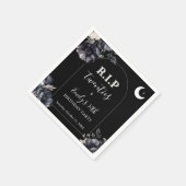 Floral RIP Twenties 30th Birthday Paper Napkin Serviette (Ecke)
