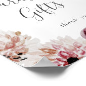 Floral Romance Cards und Geschenke Unterschrift Poster (Ecke)